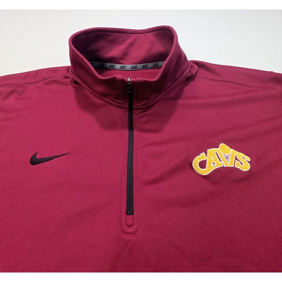 Nike Other - Nike Cleveland Cavaliers Pullover Jacket Mens 2XL Red DriFit Performance Golf
